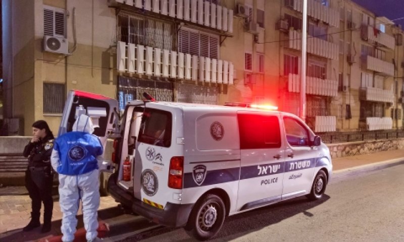 זירת הרצח באשדוד [צילום: פלאש 90]