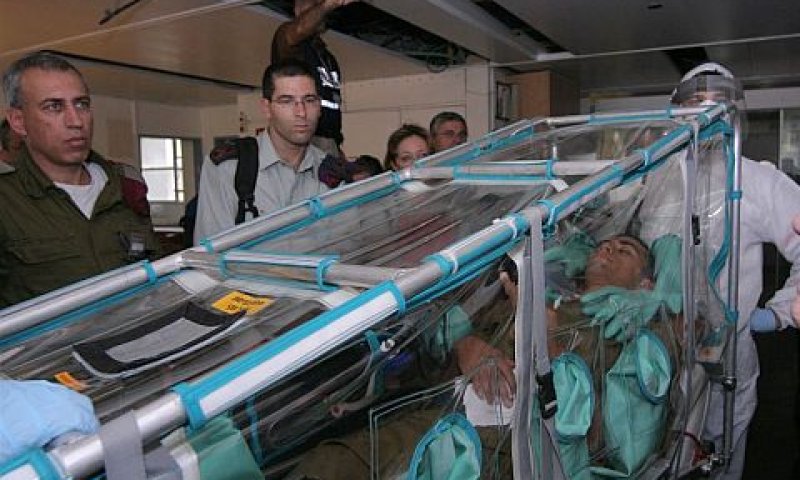 היערכות ללוחמה ביולוגית [צילום: דוברות רמב"ם]