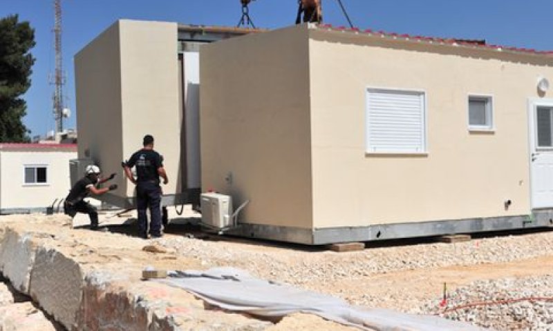 הקראווילות בבית אל. השקעה של 40 מיליון שקל [צילום: משרד הביטחון]