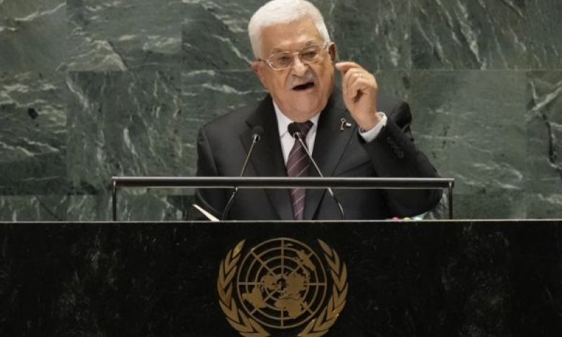 אבו מאזן. צעד ראשון נגד בריטניה [צילום: AP/פרנק פרנקלין השני]