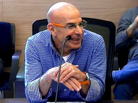 מנכ"ל הרכבת שיקו זנה [צילום: ערוץ כנסת]