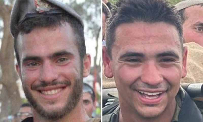 יהלי שרור ונועם רביד ז"ל [צילום: דובר צה"ל]