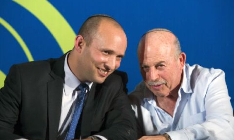 סלומיאנסקי ובנט. חשדות לטוהר הבחירות [צילום: פלאש 90]