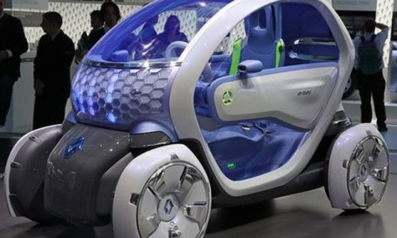 Twizy Zero של רנו עם פליטה של אפס ומהירות מירבית של 80 קמ"ש [צילום: AP]