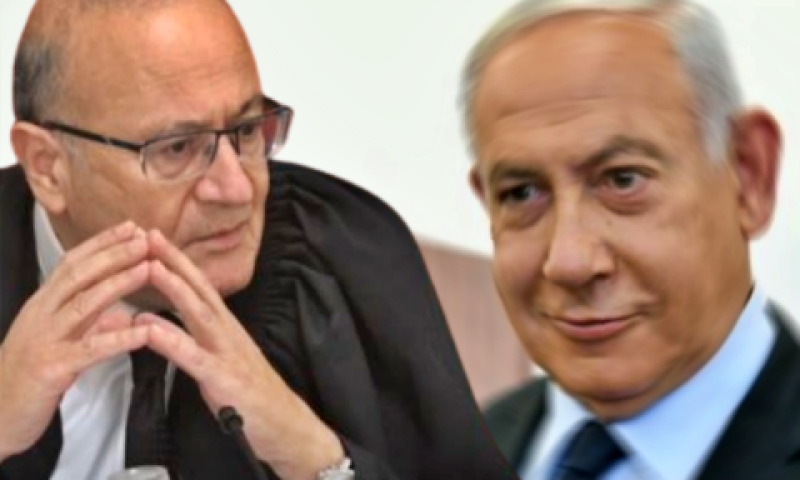 נתניהו ואלרון. מועד הפגישה [צילום: ראובן קסטרו ולע"מ]