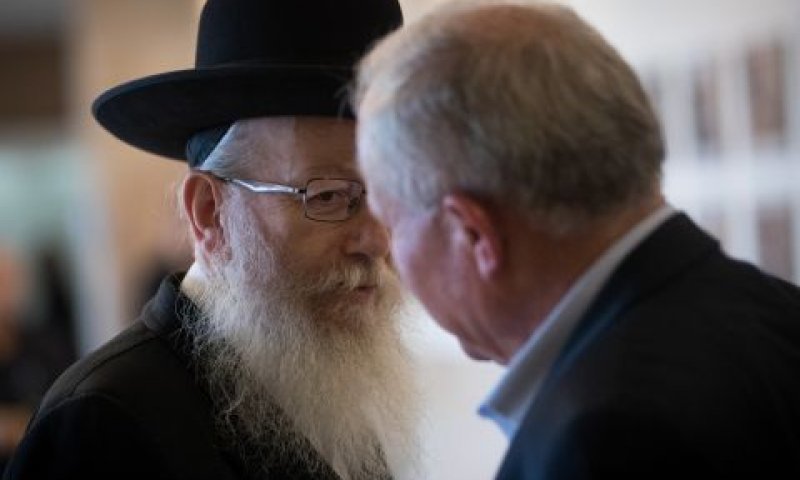 אבי דיכטר ויעקב ליצמן [צילום: יונתן זינדל/פלאש 90]