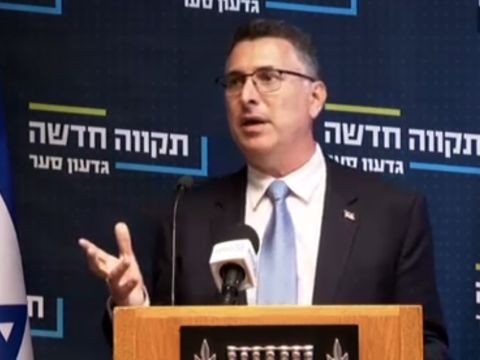 ח"כ גדעון סער [צילום: מן הטלוויזיה]