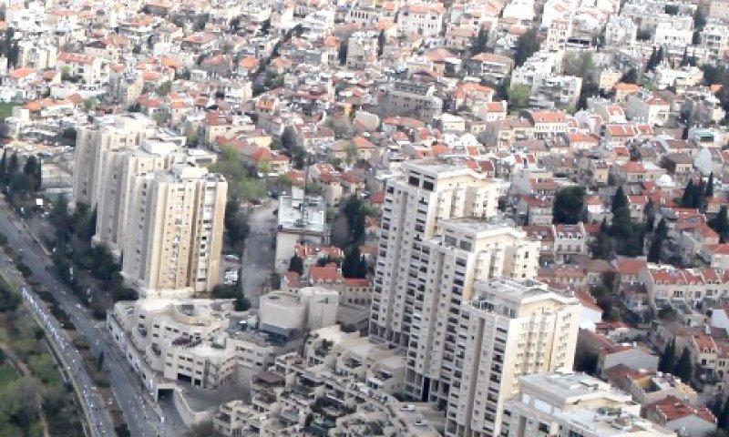 הפעם הבניה בחלק המערבי של הבירה [צילום: פלאש 90]