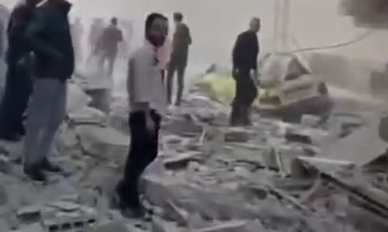 זירת החיסול [צילום: רשתות ערביות]