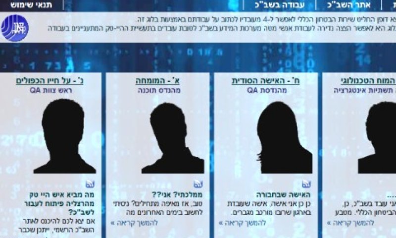 דף הבית של הבלוגרים החשאיים
