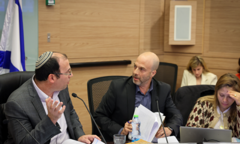 רוטמן ועו"ד גור בליי [צילום: נועם מושקוביץ, דוברות הכנסת]