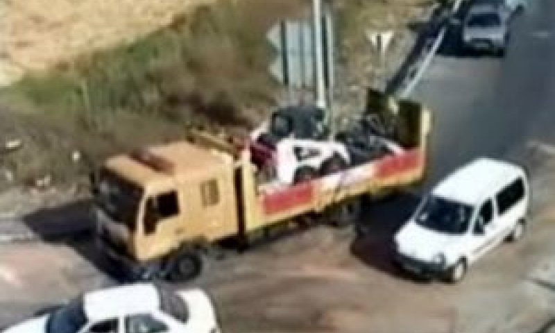 עדכונים שוטפים על הנעשה בכבישים העירוניים [צילום: מן הטלוויזיה]