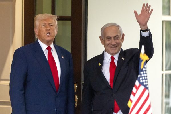 נתניהו וטראמפ. ברית אמיצה [צילום: מרק שפלביין/AP]