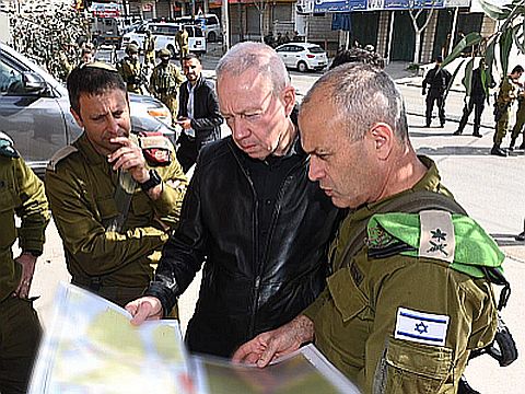 גלנט. הקצה תוספת כוחות [צילום: אריאל חרמוני, משרד הביטחון]