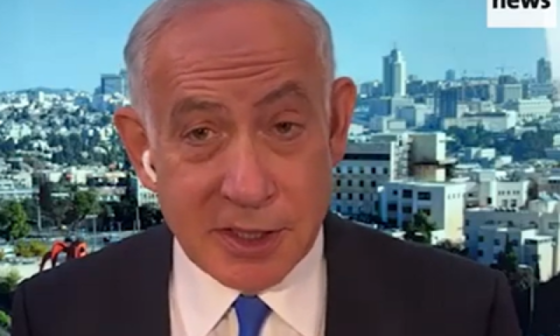נתניהו. חשיבות עליונה לשלום עם סעודיה [צילום: מתוך הראיון של נתניהו לאל ערביה]