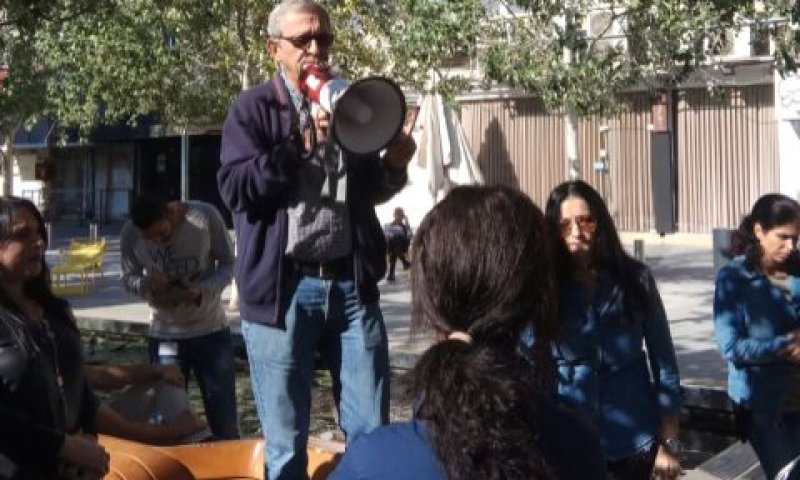 אסיפת הסברה של עובדי הביטוח החקלאי [צילום: דוברות ההסתדרות]