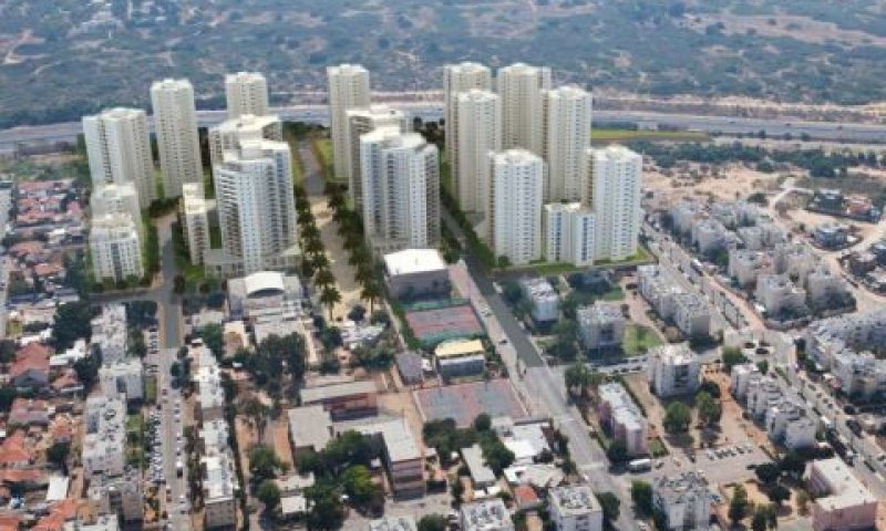 הדמיית שכונת מגדלים באור עקיבא