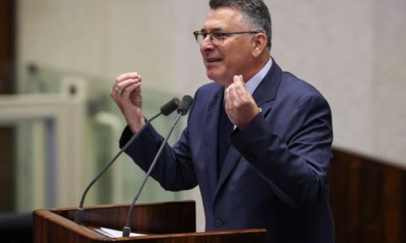 סער. מתקפה חזיתית מול לפיד [צילום: נועם מושקוביץ/דוברות הכנסת]