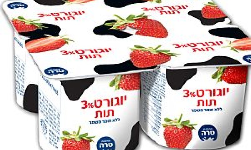 יוגורט בטעם תות [צילום: יח"צ]