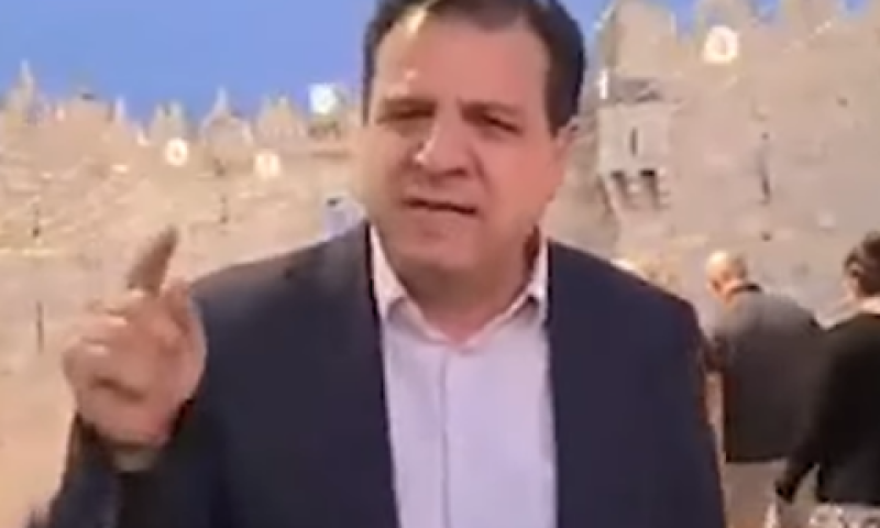 עודה בשער שכם. "בושה לכל הורה שילדו בכוחות הביטחון" [צילום: מתוך פייסבוק]