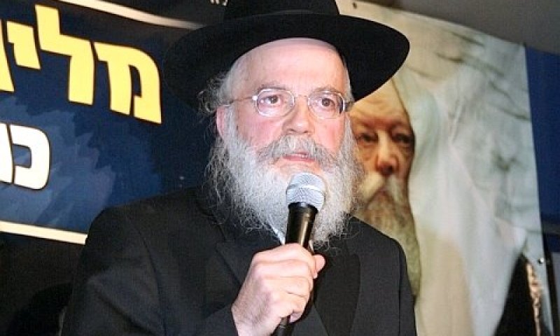 הרב שלום דב וולפא [צילום: המטה להצלת העם והארץ]
