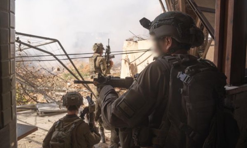 צוות הקרב של חטיבת גולני ברצועת עזה [צילום: דובר צה"ל]