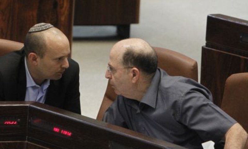 יעלון ובנט. מוקצה [צילום: פלאש 90]