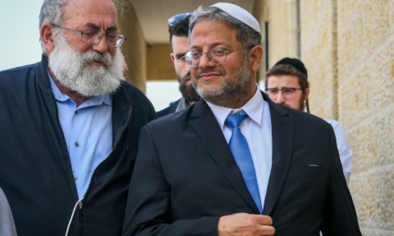 בן גביר, היום בכותל המערבי [צילום: אריה לייב אברהמס, פלאש 90]