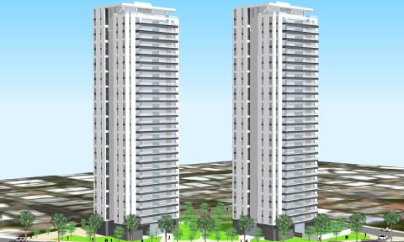 הדמיית מגדלי קראוזה: משרד האדריכלים יסקי-מור-סיון