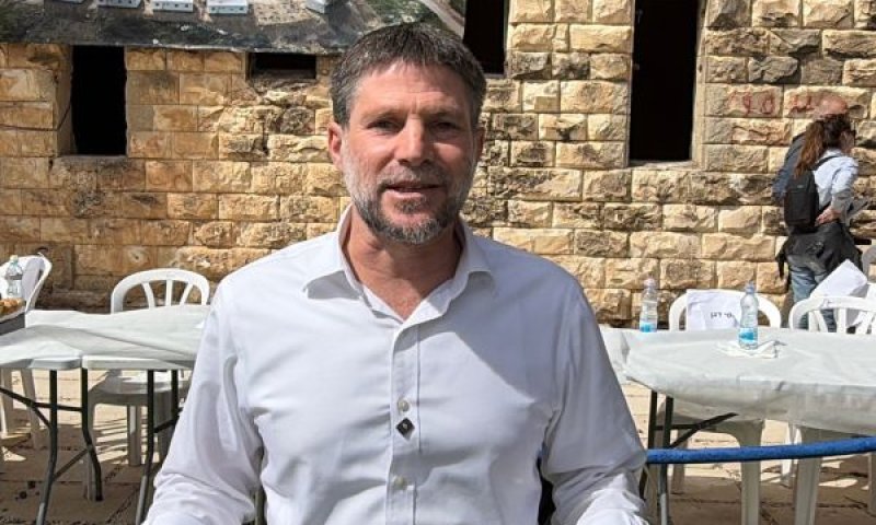 סמוטריץ' בשא נור [צילום: תקשורת השר]