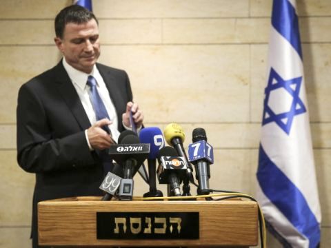 אדלשטיין. ידון עם ראשי הסיעות [צילום: פלאש 90]