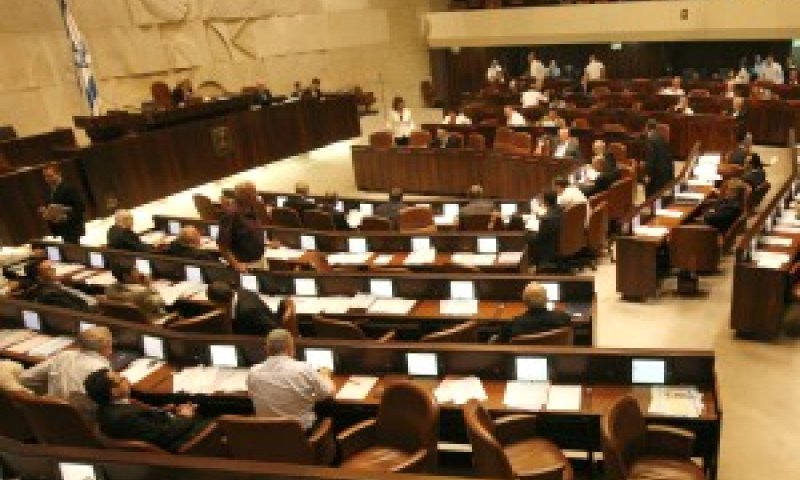 מליאת הכנסת הצביעה נגד. שכר המינימום לא יגדל [צילום: פלאש 90]