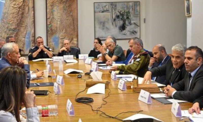 ישיבת ממשלה. לקראת סוף המבצע? [צילום: קובי גדעון/ לע"מ]