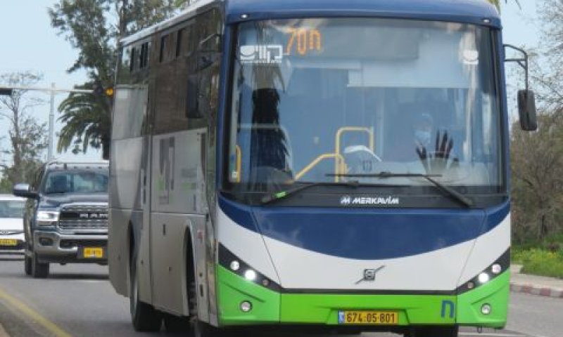 קו 70 של קווים בין בנימינה לזכרון יעקב [צילום: שמואל וולף]