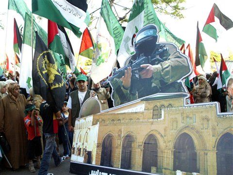 הפגנת החמאס בצור, לבנון [AP]