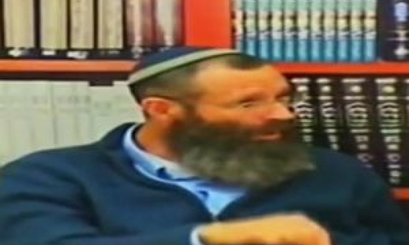 הרב לוינשטיין. עורר שוב את השיח [צילום: מן הטלוויזיה]