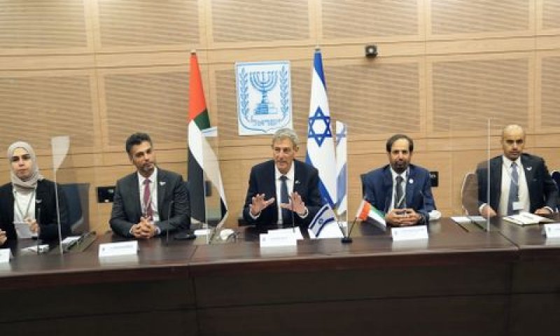 : ועדת החוץ והביטחון - מפגש עם משלחת חברי פרלמנט מאיחוד האמירויות [צילום: דני שם-טוב, דוברות הכנסת]