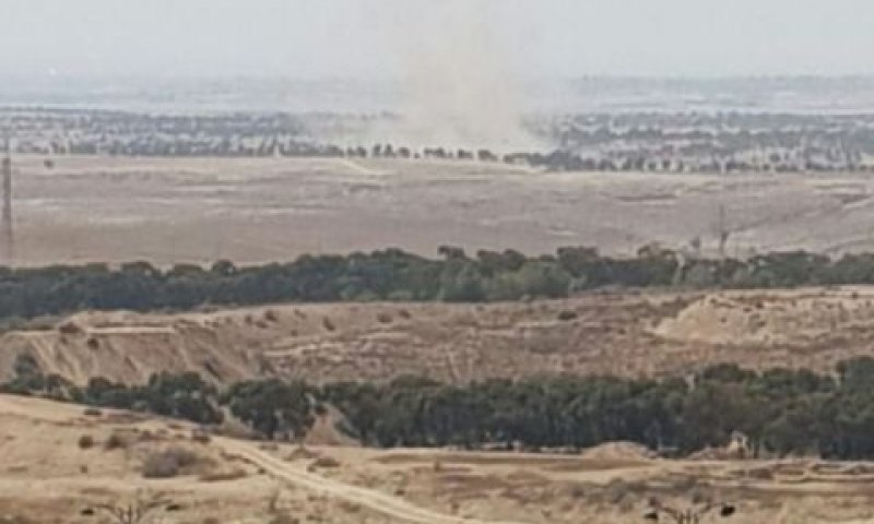 הנפילה באזור שכונת הכלניות בב"ש [צילום: זק"א]