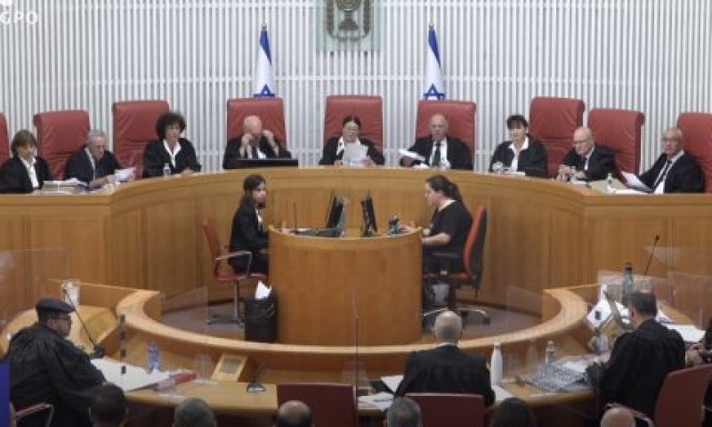 בדיון בבית המשפט העליון [צילום: לע"מ, הרשות השופטת]