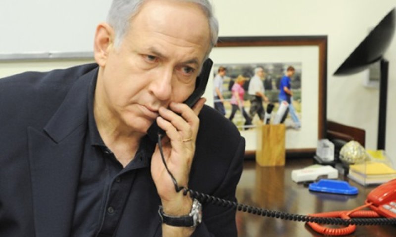 נתניהו. סבב טלפוני [צילום ארכיון: פלאש 90]