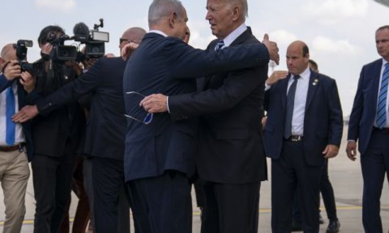 ביידן, נתניהו. ביקור הסטורי [צילום: אוון ווצ'י, AP]