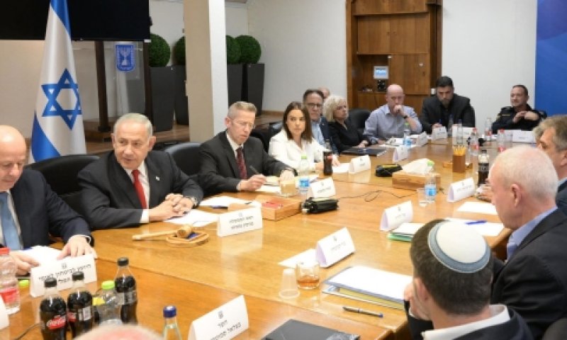כינוס הקבינט, הערב [צילום: עמוס בן גרשום, לע"מ]