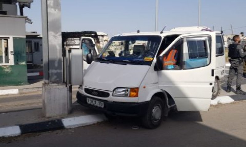 פיגוע הדריסה והדקירה במחסום הקיוסק [צילום: דוברות המשטרה]