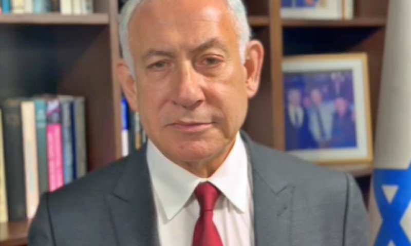 נתניהו. "לא קרה ולא יקרה" [צילום: סרטון שפרסם נתניהו]