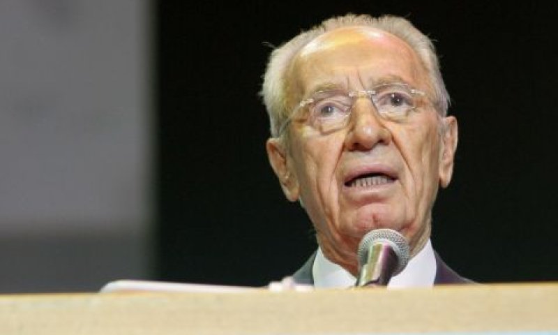 שמעון פרס בוועידת הנשיא [צילום: פלאש 90]