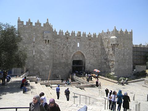 שער שכם אחרי השיפוץ [צילום: דוברות רשות העתיקות]