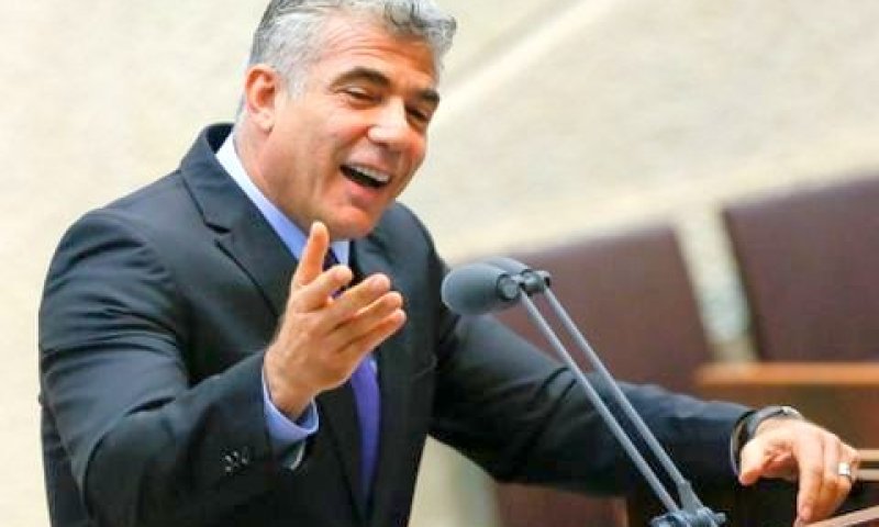 לפיד. 54% סבורים שלא קיים הבטחות [צילום: פלאש 90]
