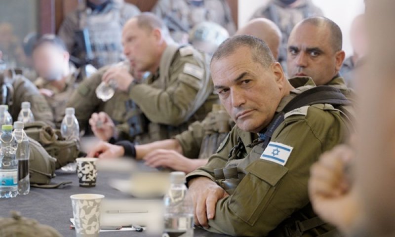 הרמטכ"ל, היום בדרום לבנון [צילום: דובר צה"ל]