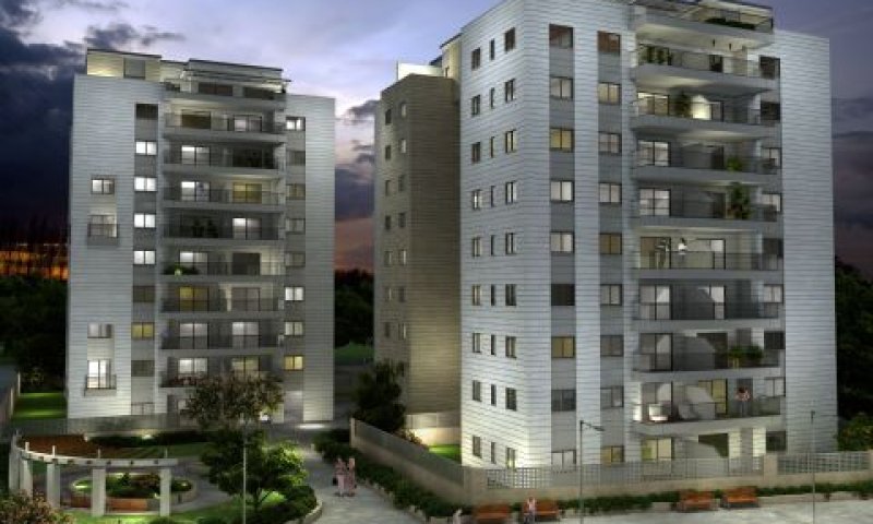 הדמיית פרויקט צמרת של חברת רוטשטיין בקדימה צורן
