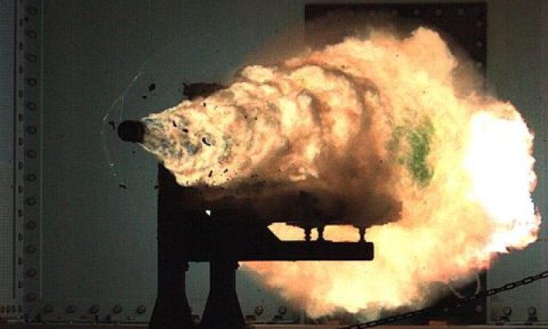 RailGun [צילום: U.S. Navy Photograph ]